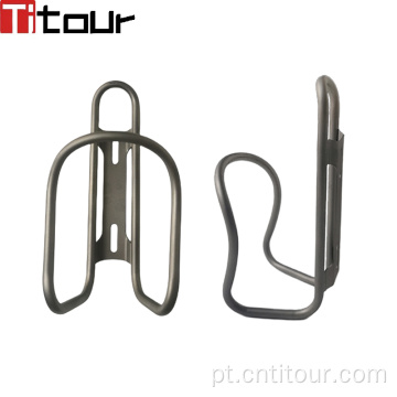 Suporte de garrafa de água de titânio para bicicleta